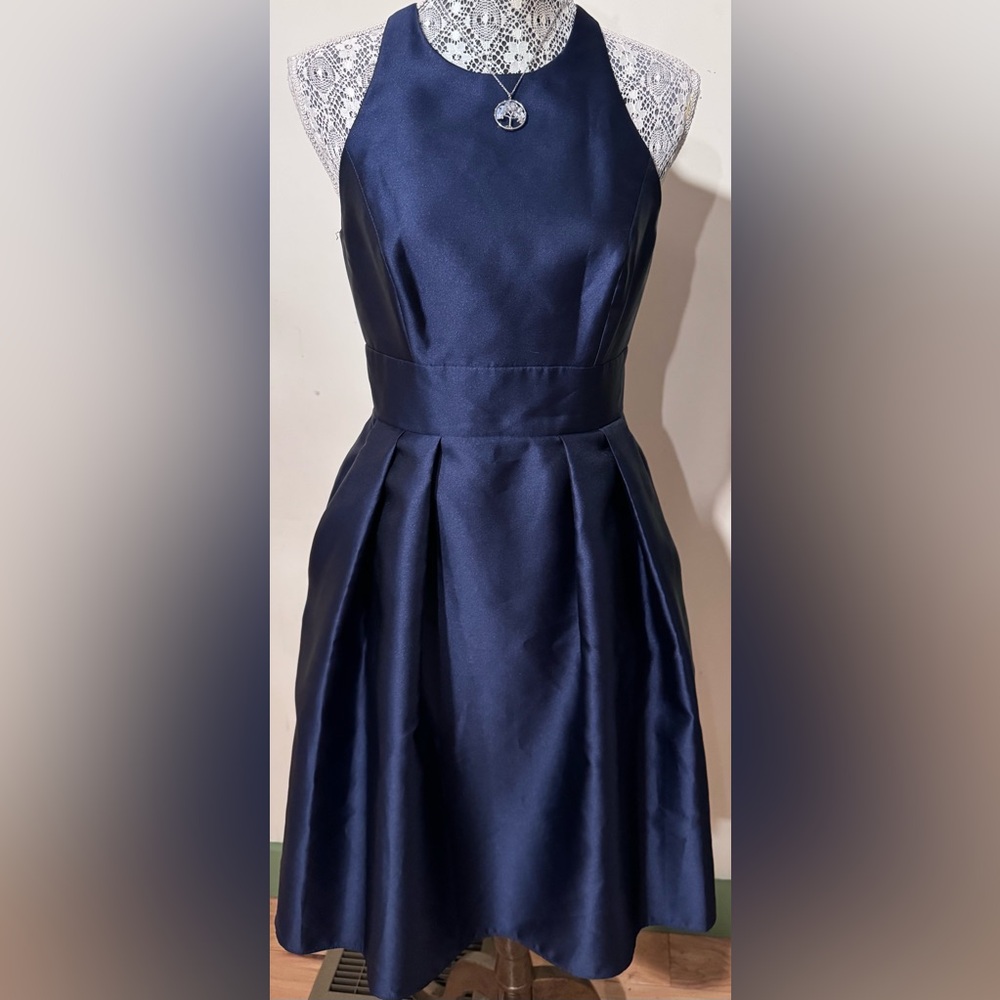 Alfred Sung Dress! Saphire blue, worn once.